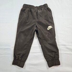 Nike Toddler Boys Black Windbreaker Jogger Pants 2T D751-023